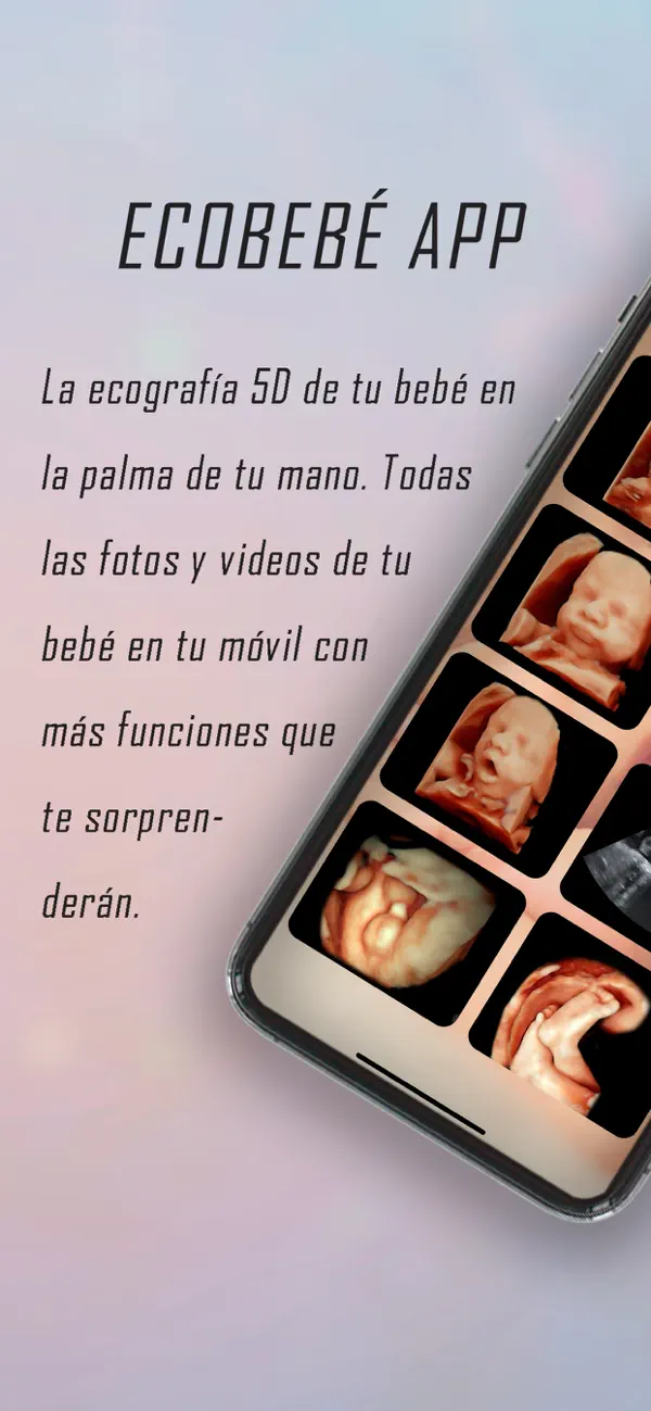 Pantalla de presentación de Ecobebé App